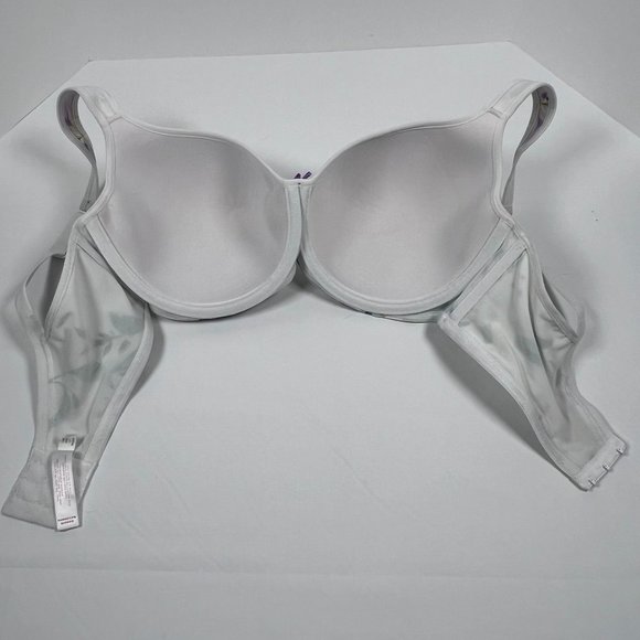 Cacique Smooth Balconette 38DDD White Lily Floral Print‎ - Picture 4 of 11